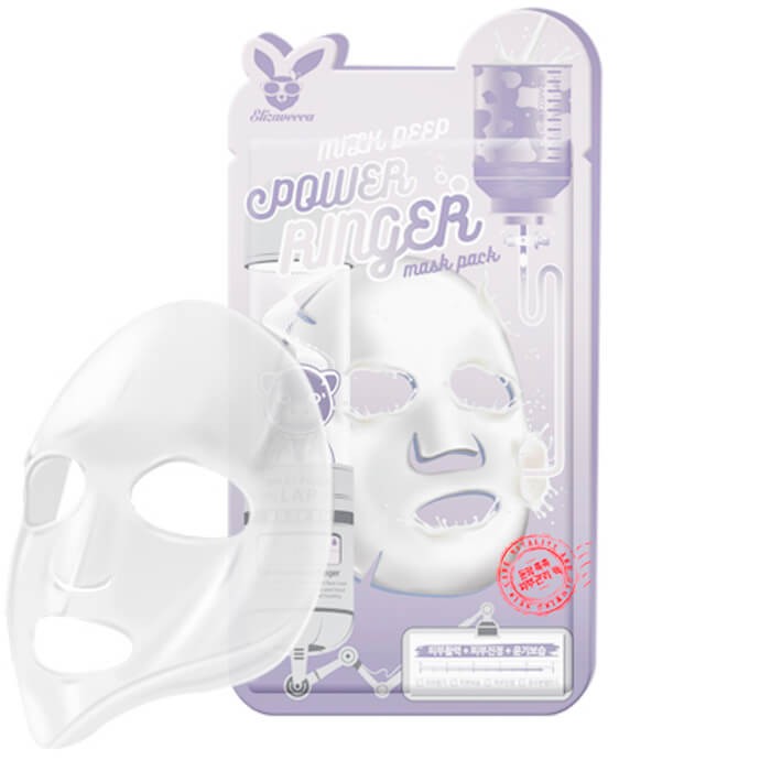 Elizavecca Тканевая маска д/лица с Молоком MILK DEEP POWER Ringer mask pack, 23мл