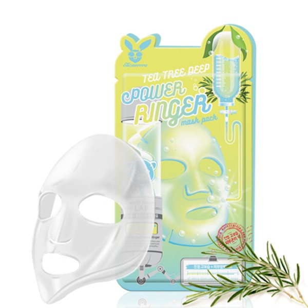 Elizavecca Тканевая маска д/лица Чайное Дерево TEA TREE DEEP POWER Ringer mask pack, 23мл