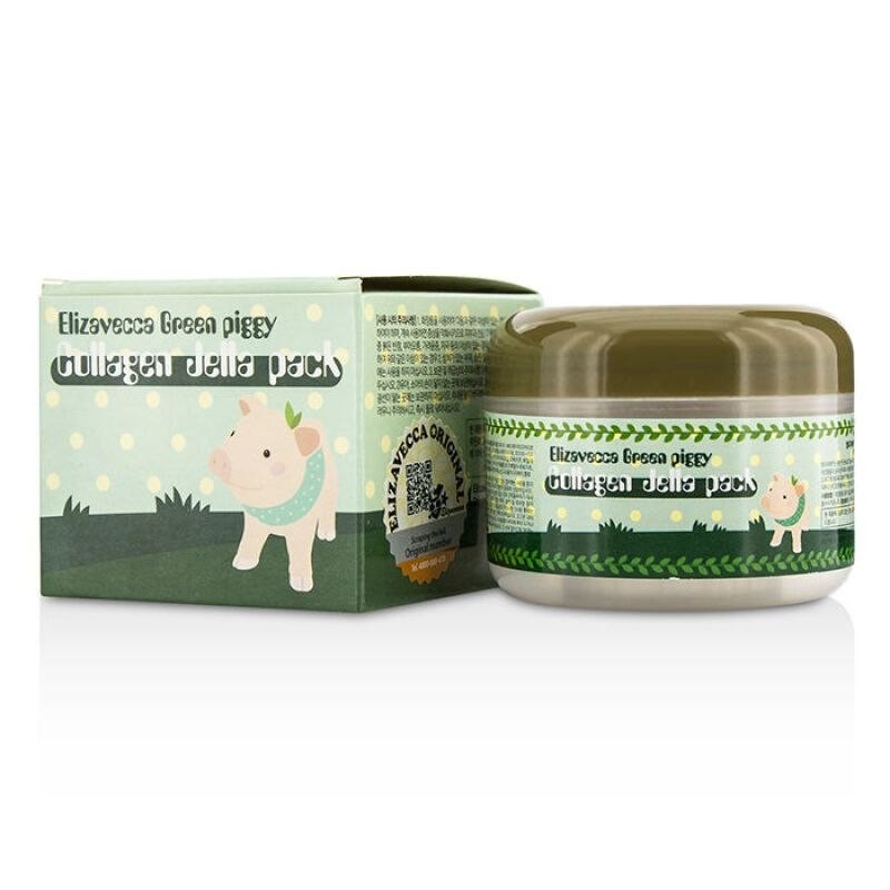 Elizavecca Гелевая коллагеновая маска Green Piggy Collagen Jella Pack 100мл