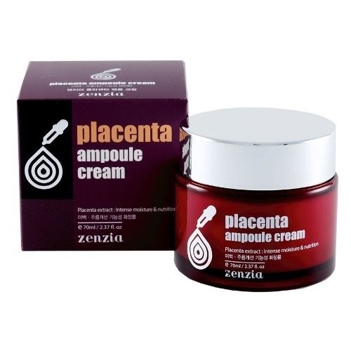 ZENZIA  Крем с плацентой, Placenta Аmpoule Cream 70мл