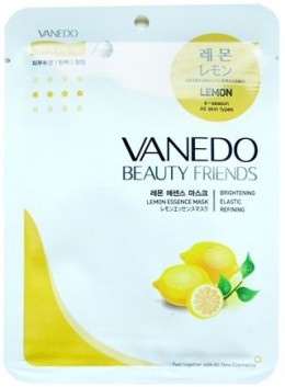 "Vanedo" Маска для лица обновляющая кожу лица с эссенцией лимона 25 мл
