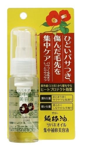 "KUROBARA" "Tsubaki Oil" "Чистое масло камелии"Концентрированная эссенция для волос защита UF, 50мл.