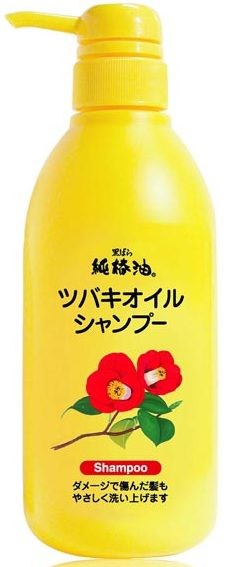 "KUROBARA""Tsubaki Oil""Чистое масло камелии"Шампунь для восстановления поврежденных волос,500мл