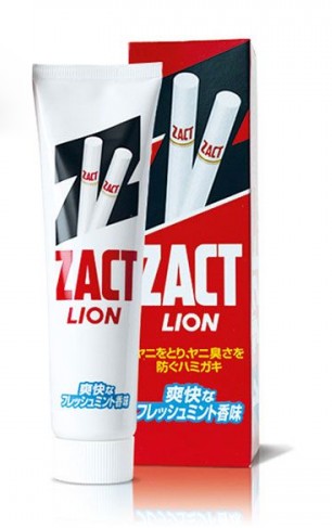 ZACТ Lion Зубная паста для устранения никотинового налета и запаха табака,150гр