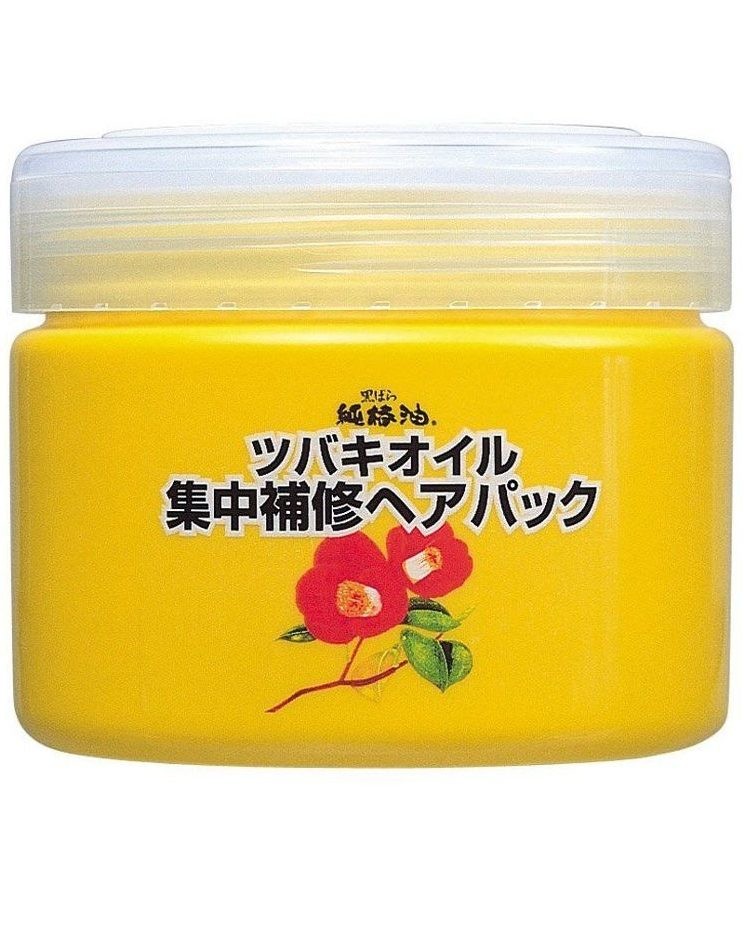 "KUROBARA" "Tsubaki Oil" "Чистое масло камелии" Маска для восстановления поврежденных волос, 300гр