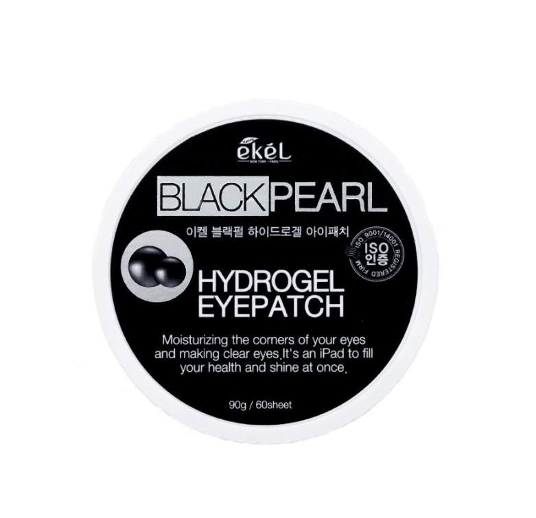 EKEL Black Pearl Hydrogel Eye Patch Патчи с черным жемчугом, 60 шт