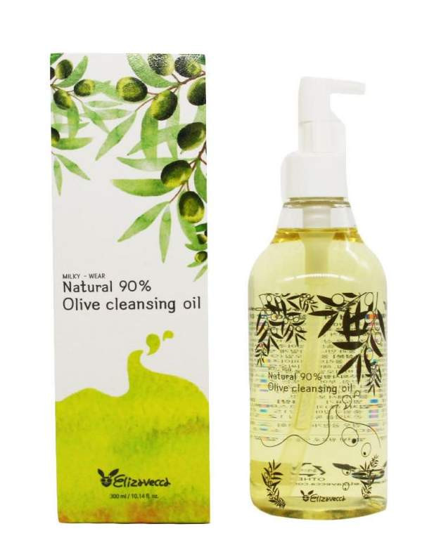 [Elizavecca] Гидрофильное масло с маслом ОЛИВЫ Natural 90% Olive Cleansing Oil, 300 мл