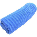 AISEN Men's Foaming Body Towel Hard Мочалка массажная мужская жесткая, удлиненная, синяя, размер 30Х